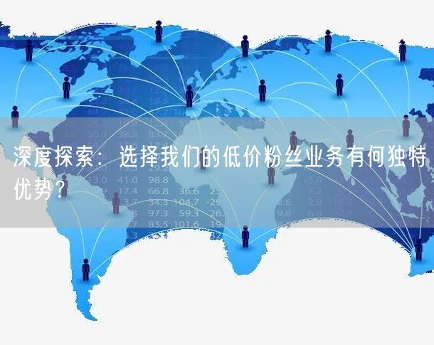 深度探索：选择我们的低价粉丝业务有何独特优势？