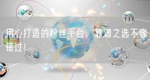 用心打造的粉丝平台，靠谱之选不容错过！