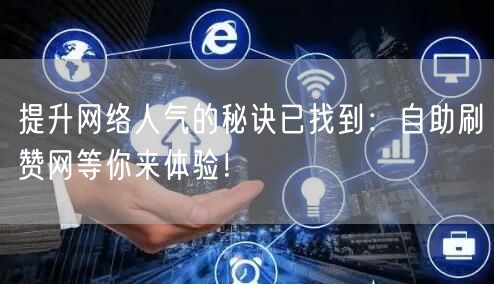 提升网络人气的秘诀已找到：自助刷赞网等你来体验！