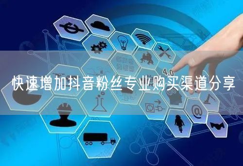 快速增加抖音粉丝专业购买渠道分享