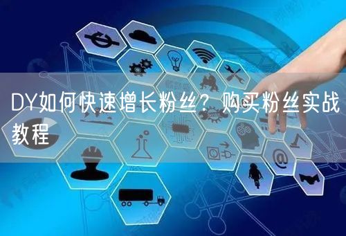 DY如何快速增长粉丝？购买粉丝实战教程