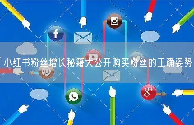 小红书粉丝增长秘籍大公开购买粉丝的正确姿势