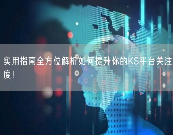 实用指南全方位解析如何提升你的KS平台关注度！