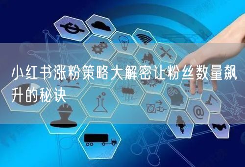 小红书涨粉策略大解密让粉丝数量飙升的秘诀