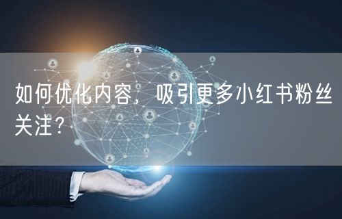 如何优化内容，吸引更多小红书粉丝关注？