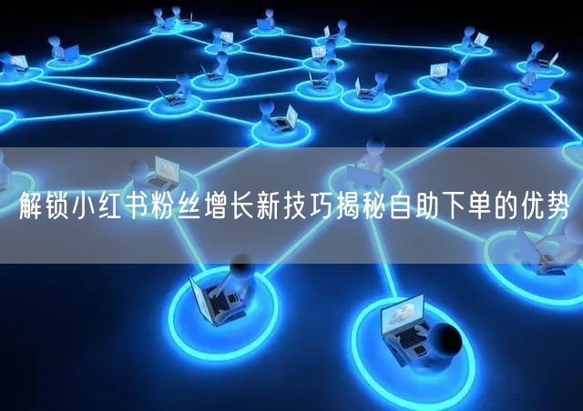 解锁小红书粉丝增长新技巧揭秘自助下单的优势