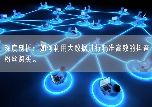深度剖析：如何利用大数据进行精准高效的抖音粉丝购买。