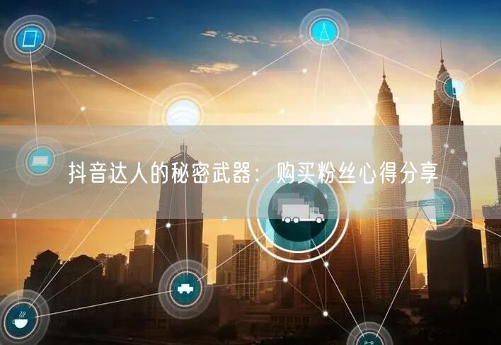 抖音达人的秘密武器：购买粉丝心得分享