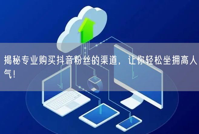 揭秘专业购买抖音粉丝的渠道，让你轻松坐拥高人气！