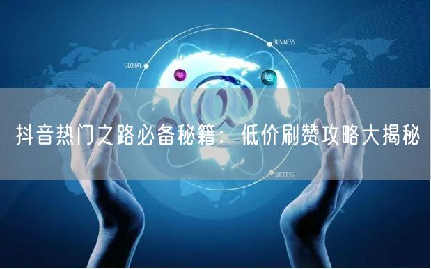 抖音热门之路必备秘籍：低价刷赞攻略大揭秘