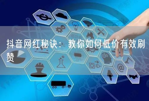 抖音网红秘诀：教你如何低价有效刷赞
