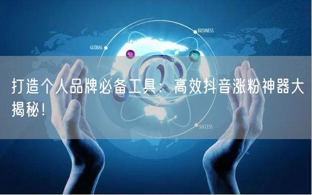 打造个人品牌必备工具：高效抖音涨粉神器大揭秘！