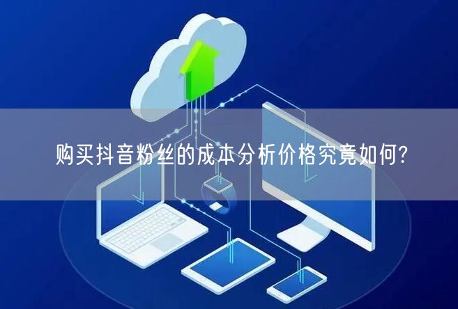 购买抖音粉丝的成本分析价格究竟如何?