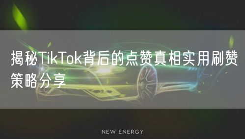 揭秘TikTok背后的点赞真相实用刷赞策略分享