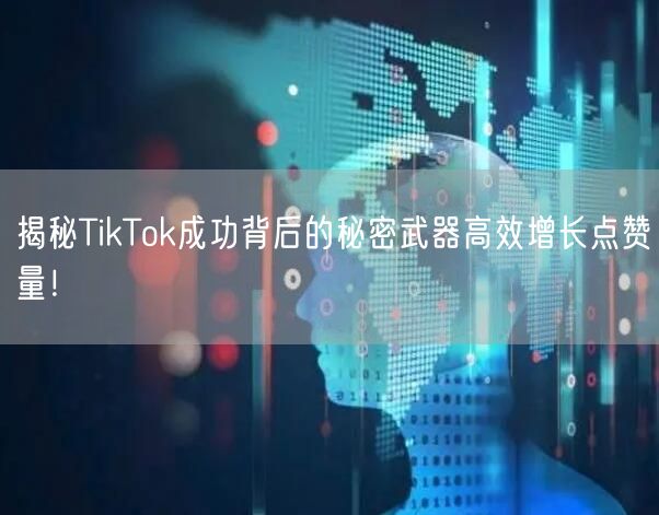 揭秘TikTok成功背后的秘密武器高效增长点赞量！