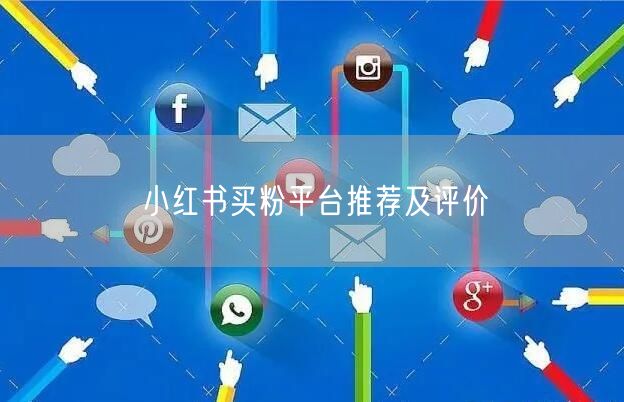 小红书买粉平台推荐及评价