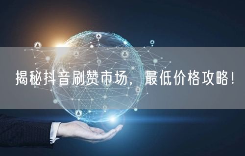 揭秘抖音刷赞市场，最低价格攻略！