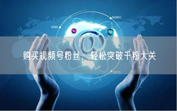 购买视频号粉丝，轻松突破千粉大关