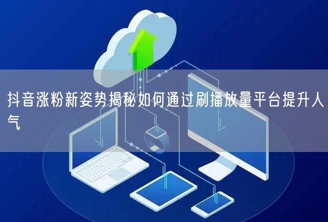 抖音涨粉新姿势揭秘如何通过刷播放量平台提升人气