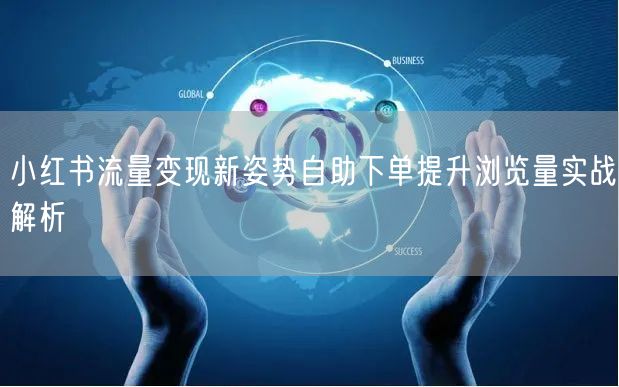 小红书流量变现新姿势自助下单提升浏览量实战解析