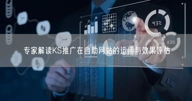 专家解读KS推广在自助网站的运用与效果评估